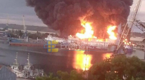 Война, 21 июня. В Керчи горит нефтебаза и порт «Кавказ». Полтавщина под ударом, есть погибшие. Лукашенко в роли «дедушки для битья»