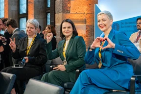 Фота дня. Тры грацыі сустрэліся разам упершыню з 2020 года