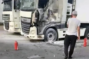 Война, 11 августа. Турецкие СМИ опубликовали видео ударов дронов по фурам на российско-беларуской границе, сообщается о жертвах